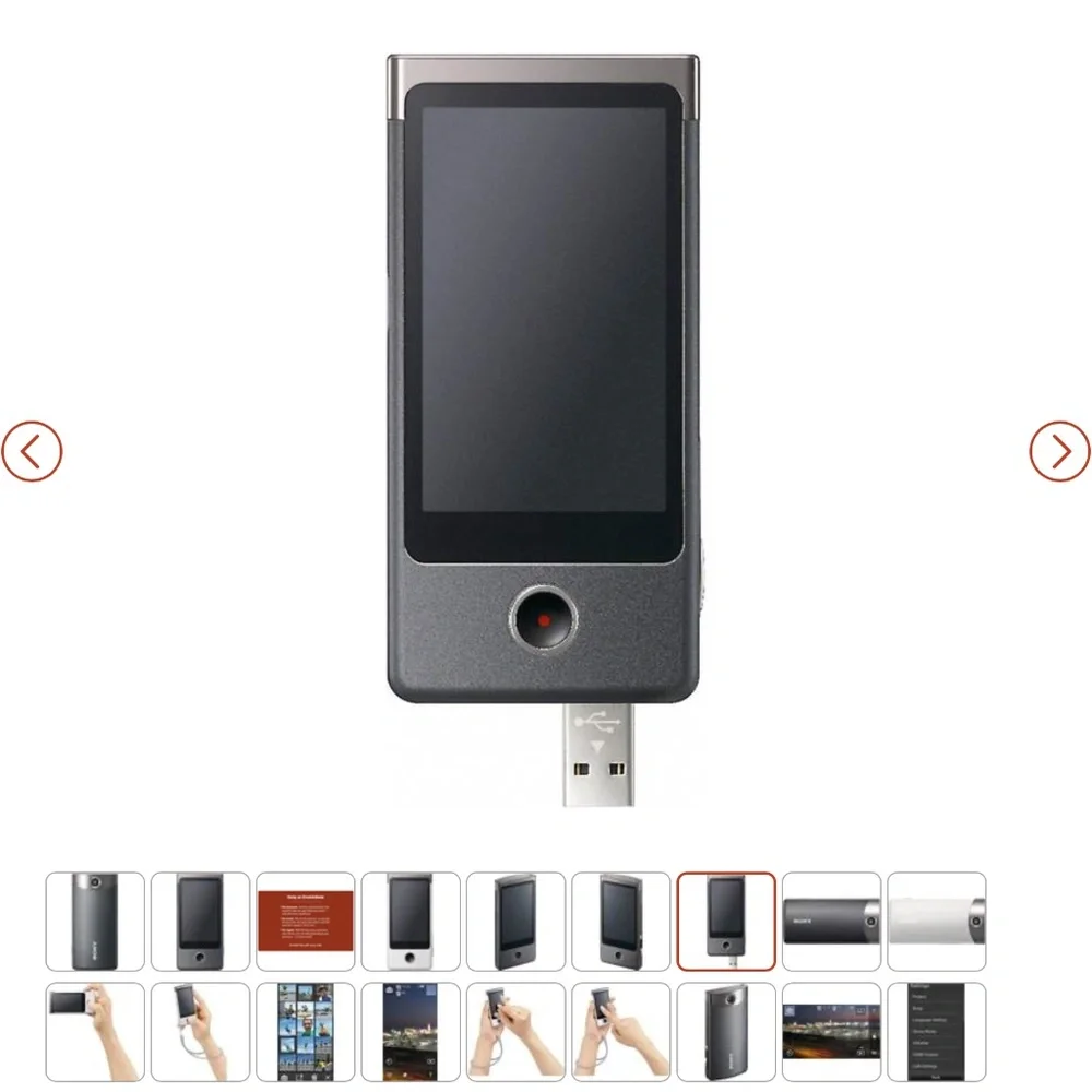Sony Bloggie Touch 4GB MHS-TS10 Records 2 Hours black mobile HD snap Camera